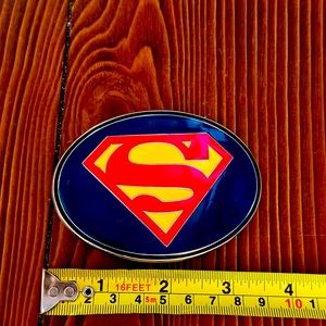Superman Insignia Logo Oval Belt Buckle